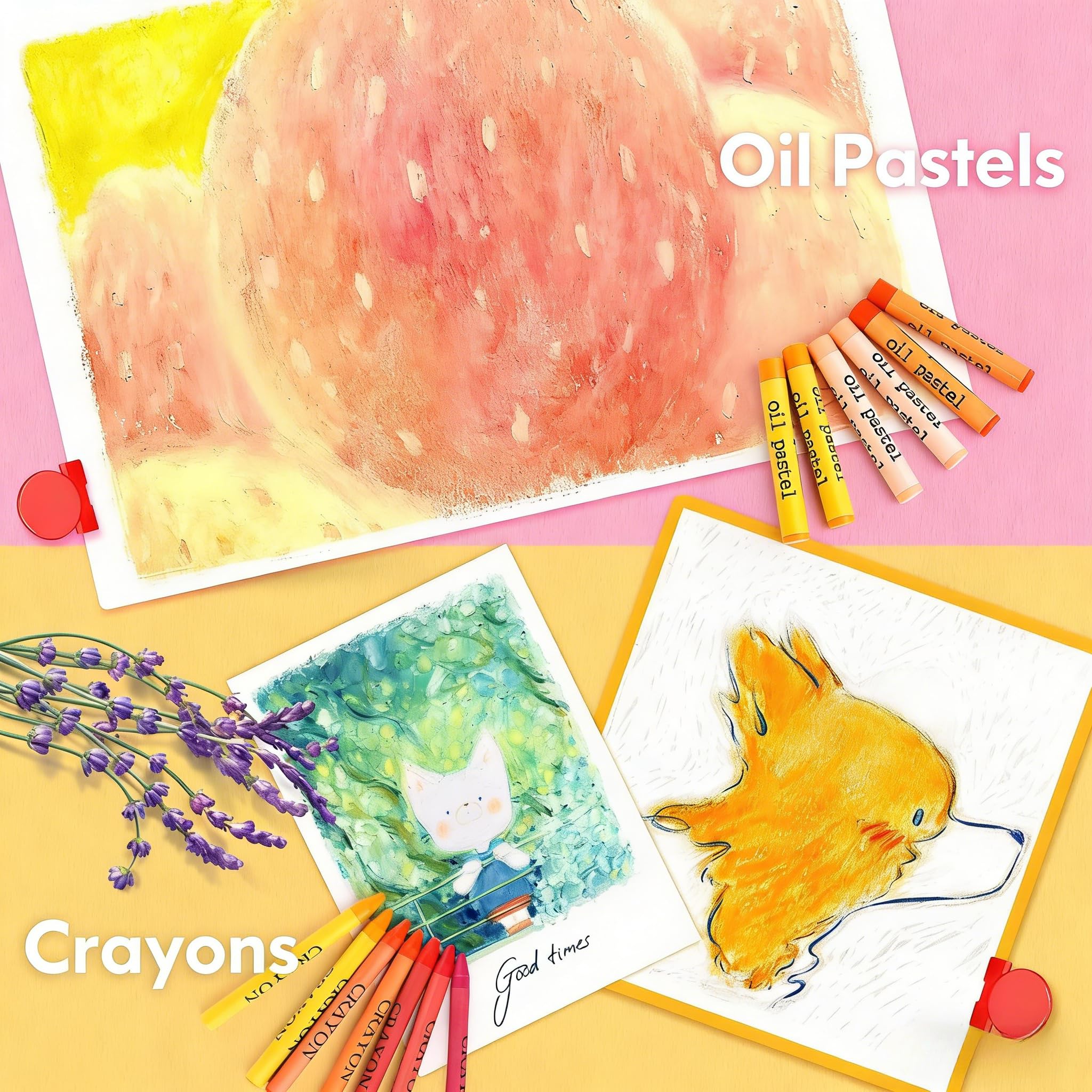Soucolor Art Supplies Set - Girls Drawing & Coloring Kit -3 Soucolor Art Supplies Set - Girls Drawing & Coloring Kit -3