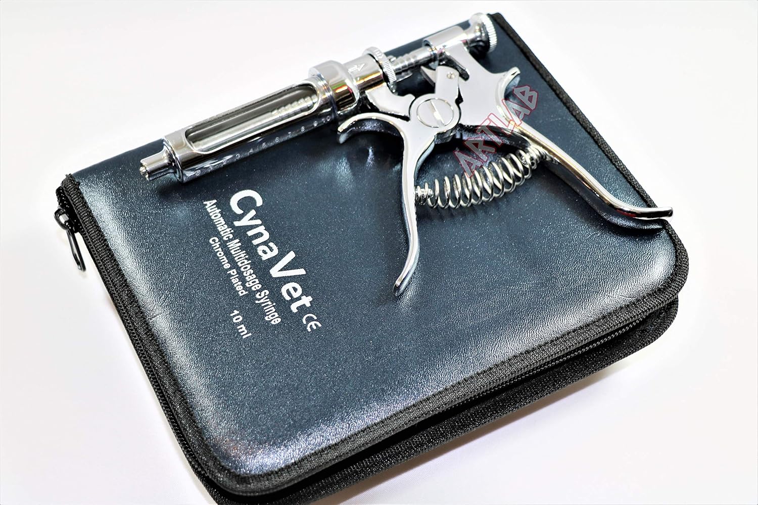 HIGH GRADE HAUPTNER DOSING SYRINGE AUTOMATIC MULTI DOSAGE 10CC FOR VACCINATING LIVESTOCK ( CYNAMED )