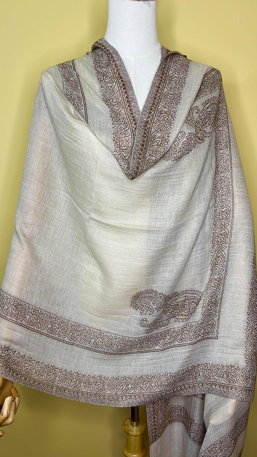 NPIA Certified 100% Pure Cashmere Pashmina Shawl for Women | Wedding Wrap | Gift Idea for Women - Image 5