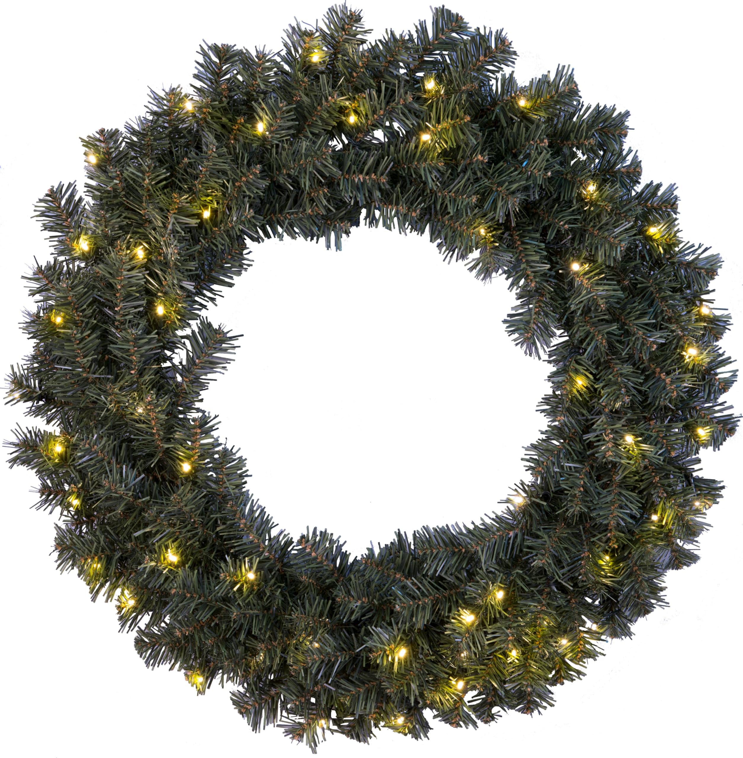 Star 612-51 Couronne en Sapin à Del Ottawa, Lumineuse, 0.66 W, Vert, 70 x 70 x 12