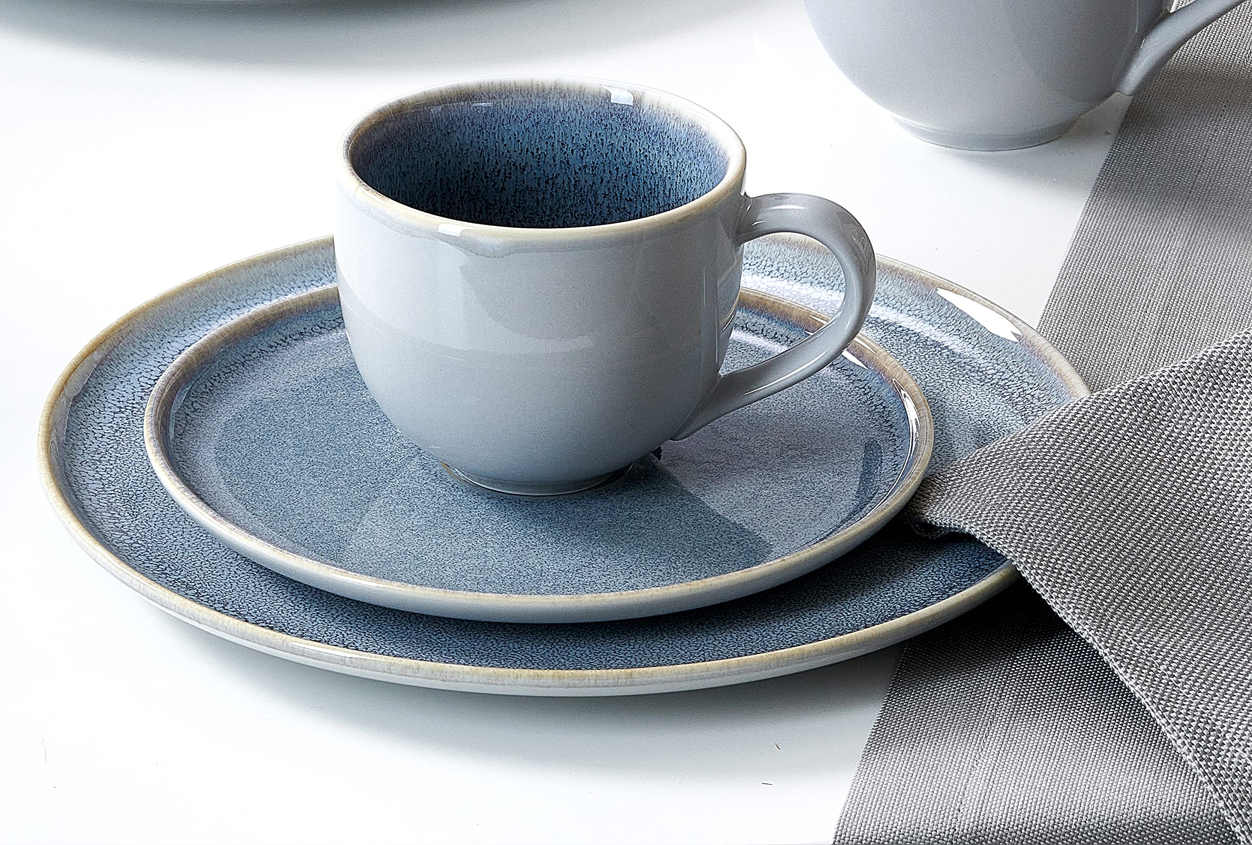 Ritzenhoff & Breker Kaffeeservice Skagen Stone, 12-teilig, Graublau