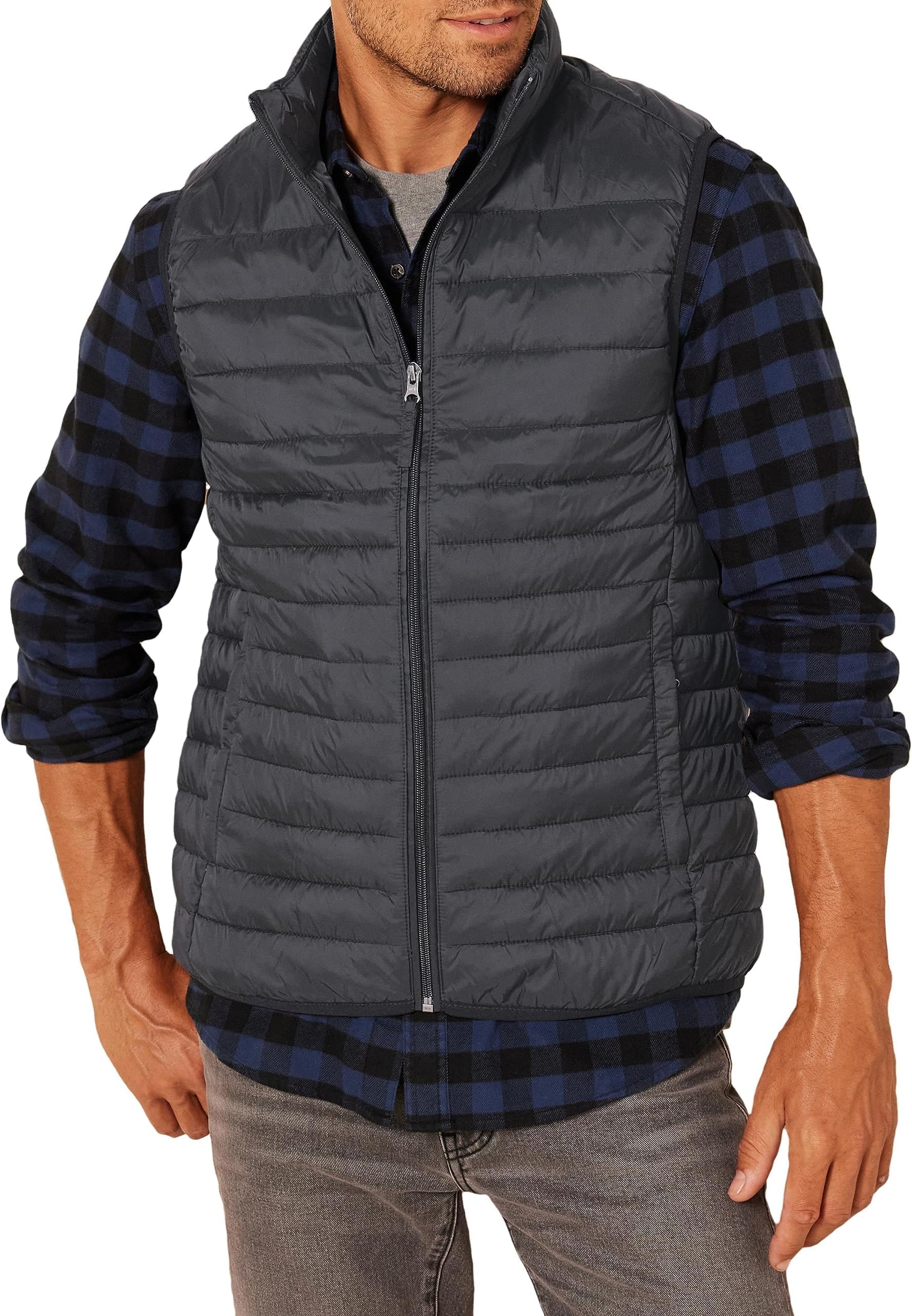 Men's Lightweight Water-Resistant Packable Puffer Vest