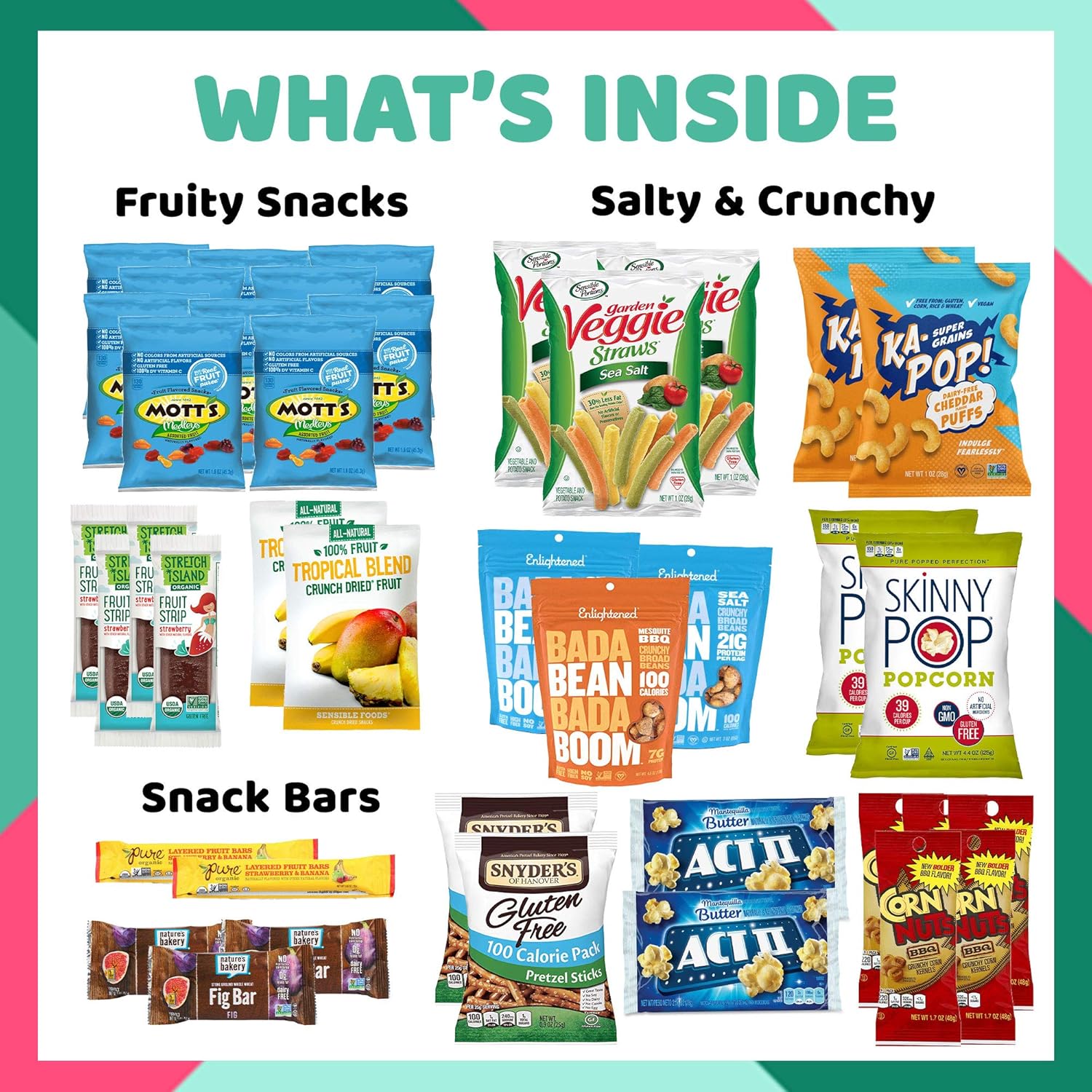 Birthday Gift Basket Allergy Friendly (40 Gluten Free, Dairy Free, Vegan Snack Box Care Package) Popcorn, Pretzels, Fruit Strips, Fig Bar & More - The Care Crate Co.