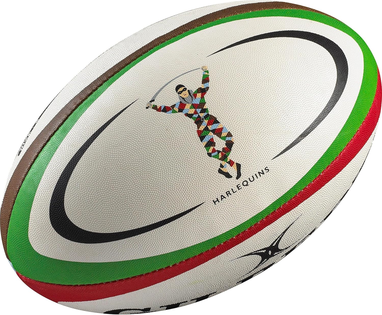 Gilbert Harlequins Replica Rugby Ball, 4