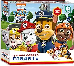 Quebra Cabeça Gigante Patrulha Canina, Nig Brinquedos, Multicor