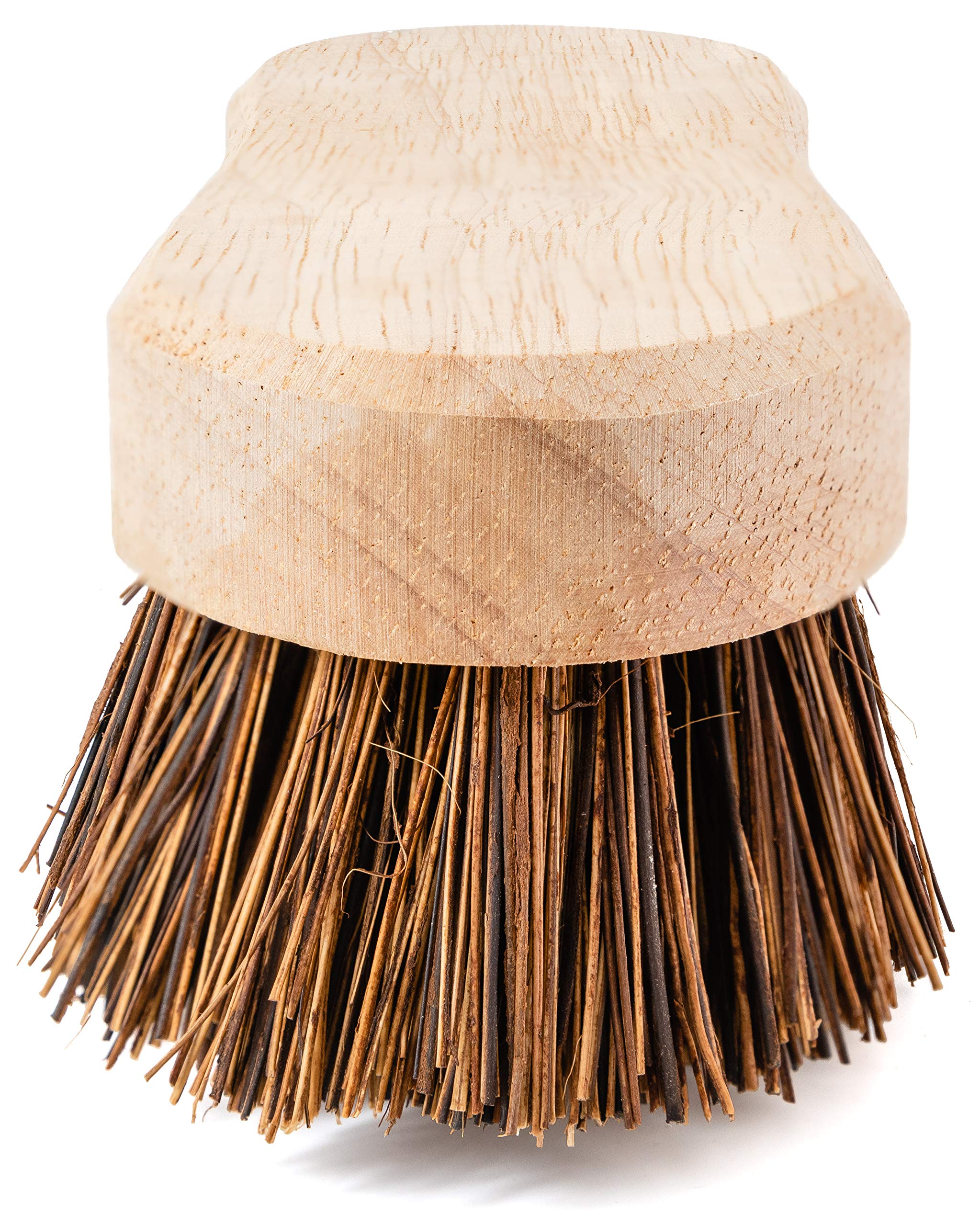 NCaan 2pk Deluxe Hand Scrubbing Brush Heavy Duty With Stiff Bristles & Non-Slip Soft Grip Handle