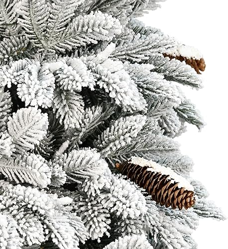 Miniatura 6 de Puleo International Montville - Árbol de Navidad artificial (madera de abeto), color verde