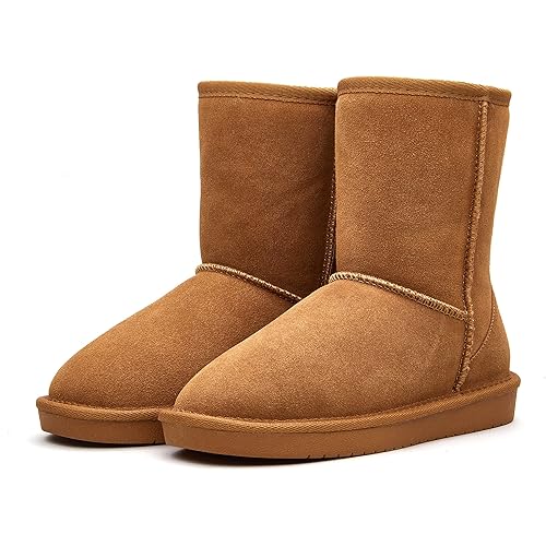 Weestep Women's Mid Calf Classic Mid Calf Winter Comfort Warm Snow Boots