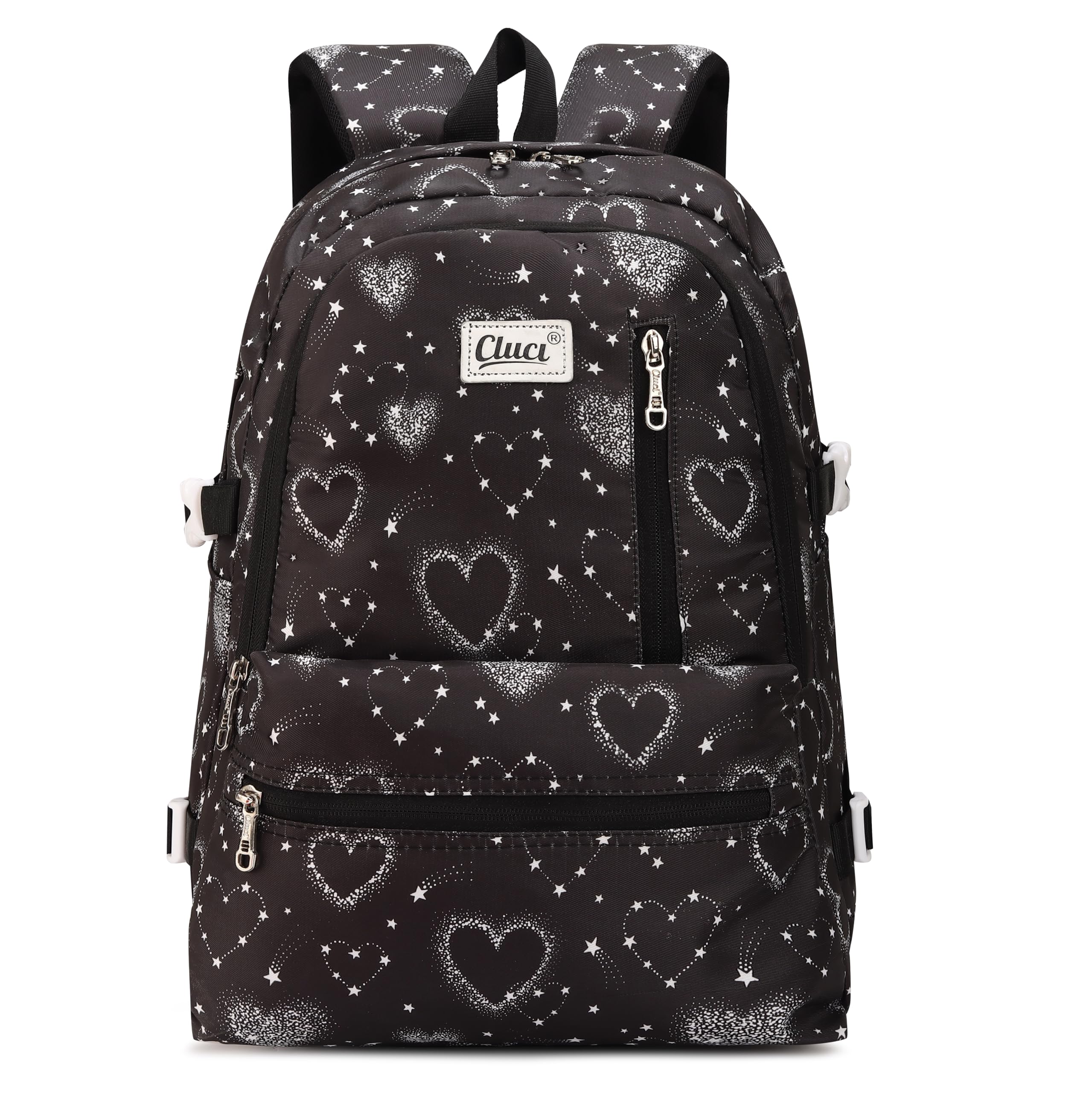 CLUCI 30L Water-Resistant School Backpack for Girls & Boys – Large Polyester Student Bag with Adjustable Padded Straps, Multipurpose School/College/Travel Bag-picture-45