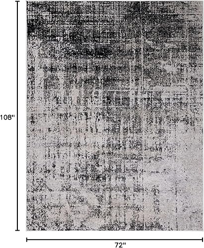 Miniatura 100 de SAFAVIEH Adirondack Collection Tapete de área XL, 12 x 15 pies, color crema y dorado, diseño abstracto moderno, no desprende pelusa y de fácil