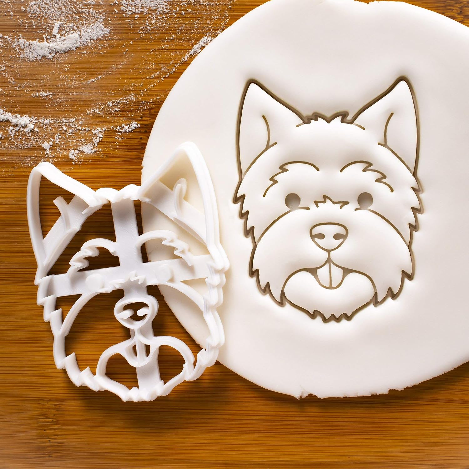 West Highland White Terrier Face cookie cutter, 1 piece - Bakerlogy