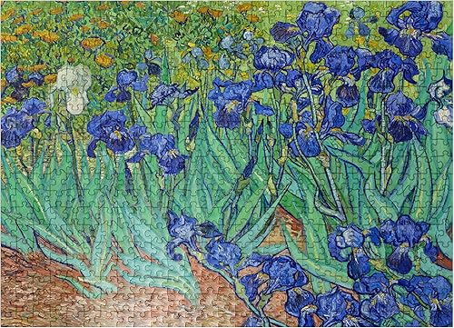 Irises 1889 de Vincent Van Gogh - Rompecabezas prémium de 500 piezas para adultos
