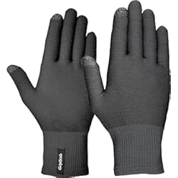 Guantes Para Puños Calefactables GripGrab Guantes Liner Ciclismo de Lana Merino de Invierno Sotoguantes Largos Bicicleta Térmicos Táctiles, Unisex Adulto