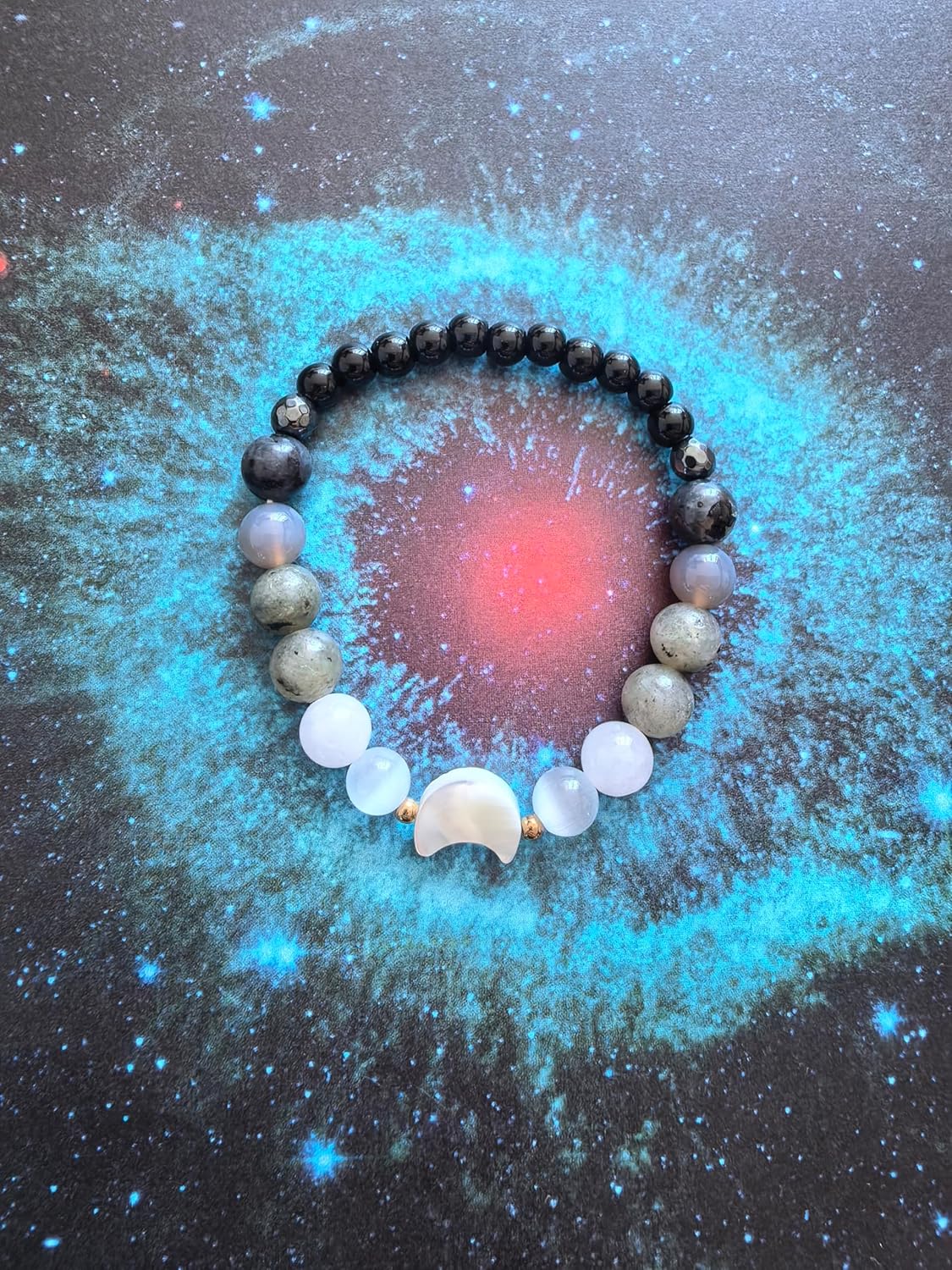 MQV Moon Phase Ultimate Women Protection Lunar Energy Bracelet Cleanse Healing Inner Peace Energy and Balance inspired Jewelry Gift - Image 2