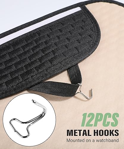 Miniatura 4 de Zlirfy - Juego de 12 fundas de asiento de automóvil, ganchos de metal para placa de ciruela, accesorios de funda de asiento de automóvil, 6 fundas