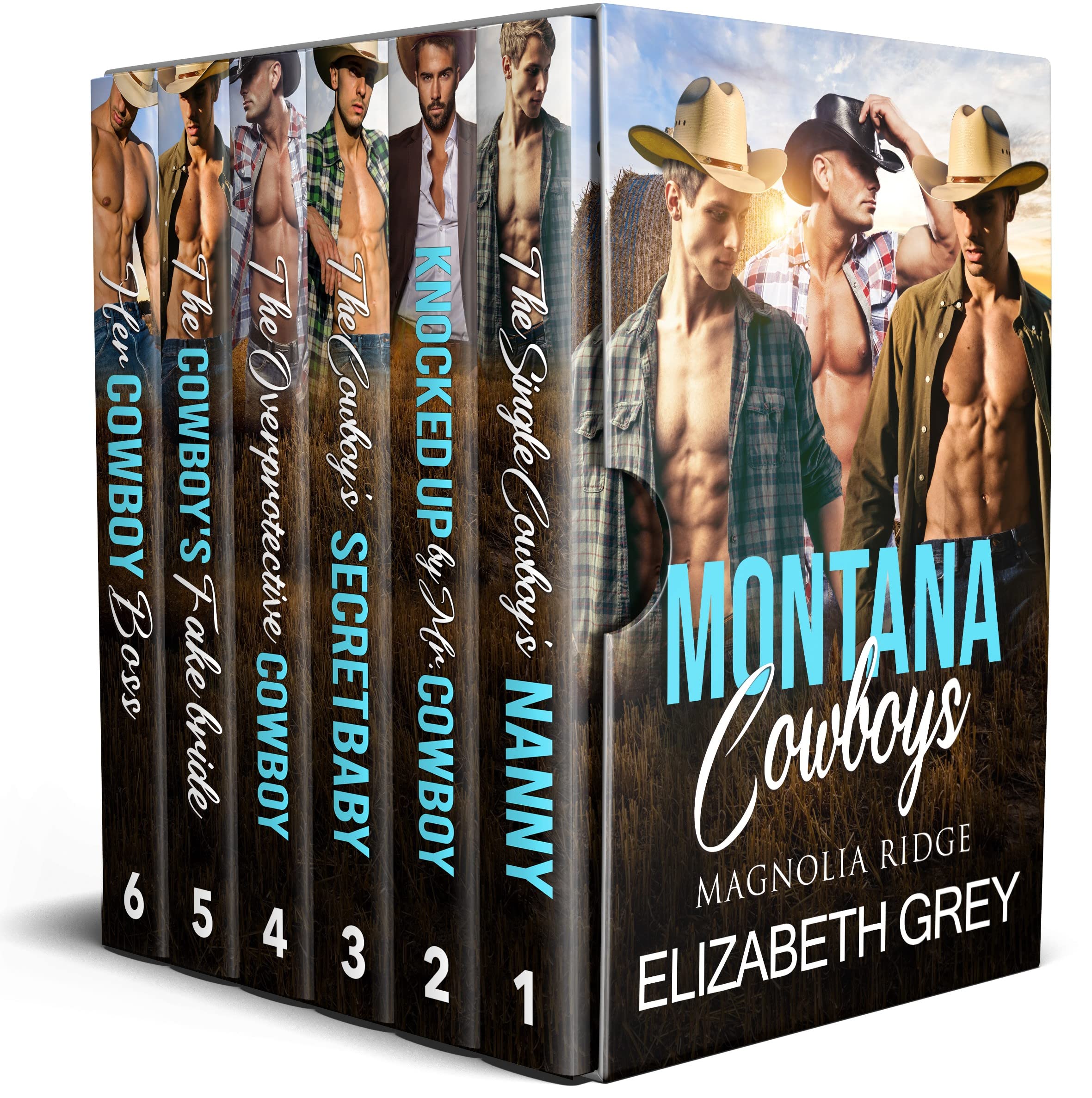 The Montana Cowboys Boxset: 6 Stand Alone Cowboy Romances (Magnolia Ridge Western Romance)
