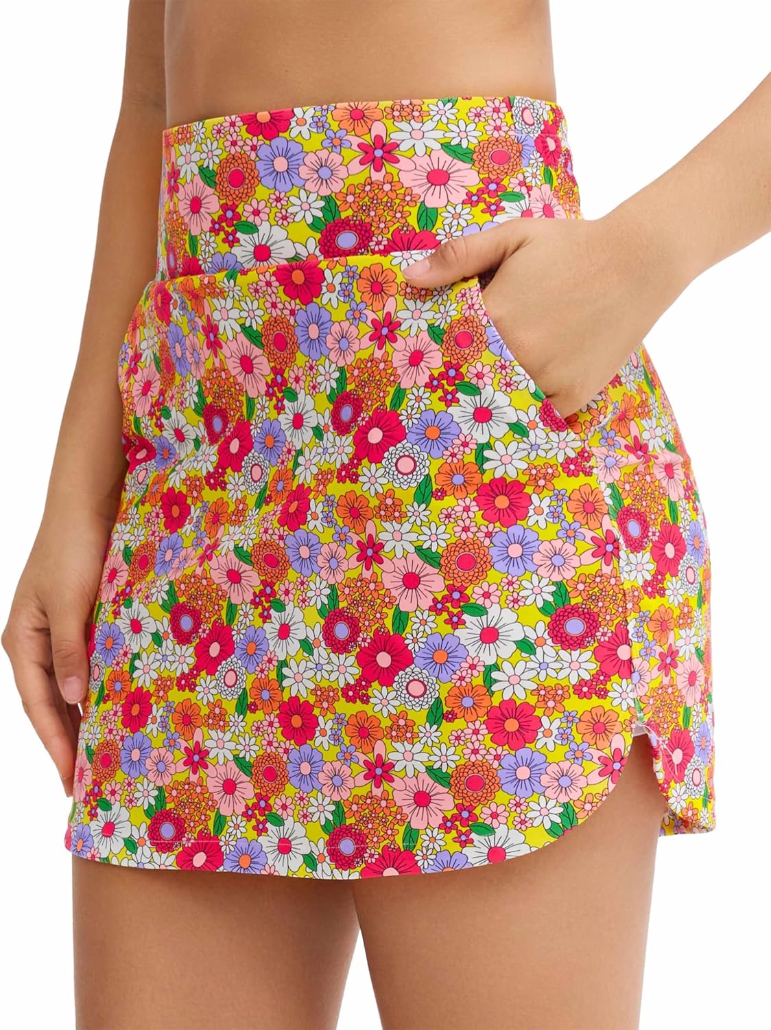 Origiwish Women's Golf Skorts High Waisted Lightweight Athletic Casual Tennis Skirts Built-in Shorts with 4 Pockets - Image 2