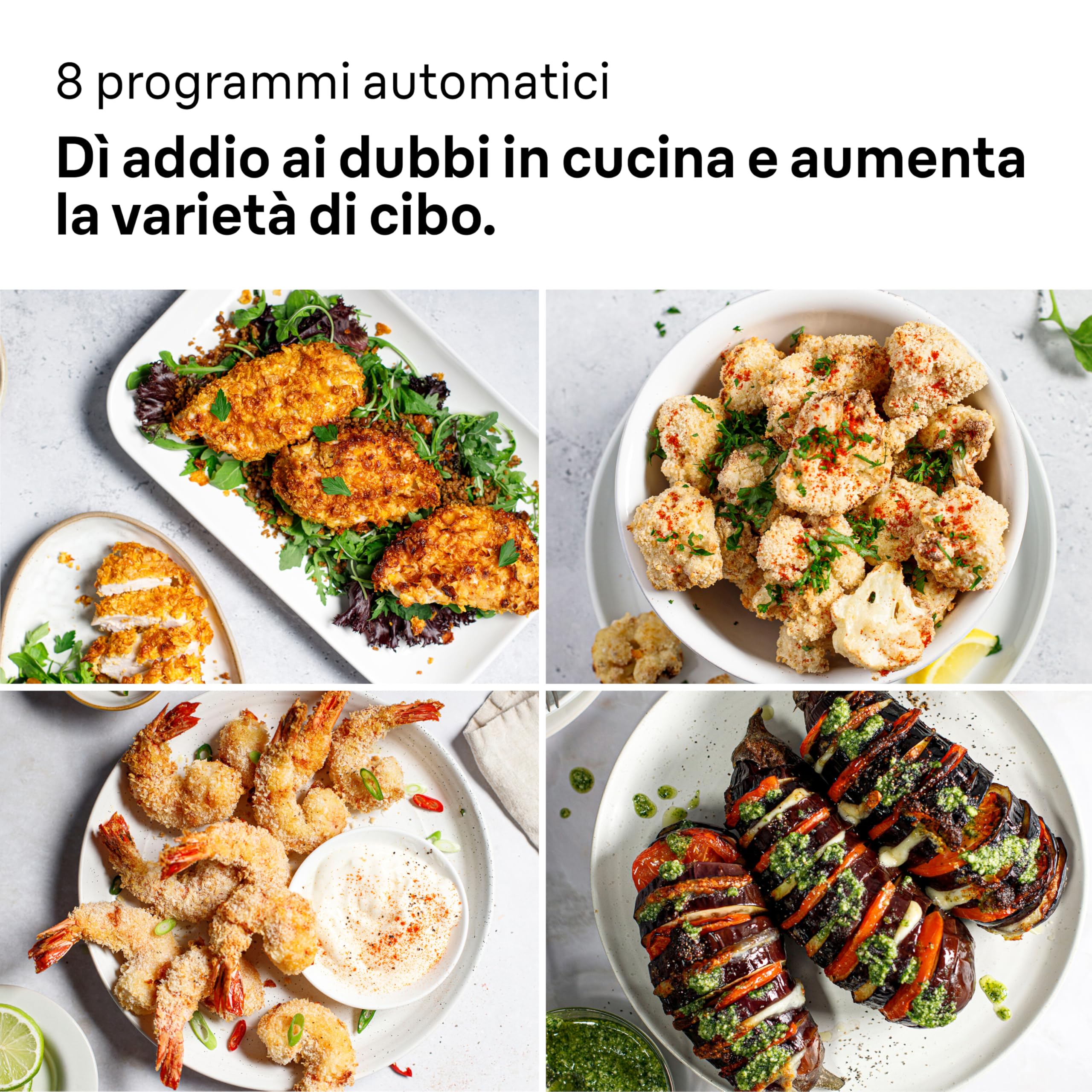 Braun MultiFry 5 - Friggitrice ad aria calda per cottura a basso contenuto di grassi, facile preparazione con 8 programmi di cottura, cestello di cottura senza PFAS con capacità 6L, da 80 °C a 200 °C