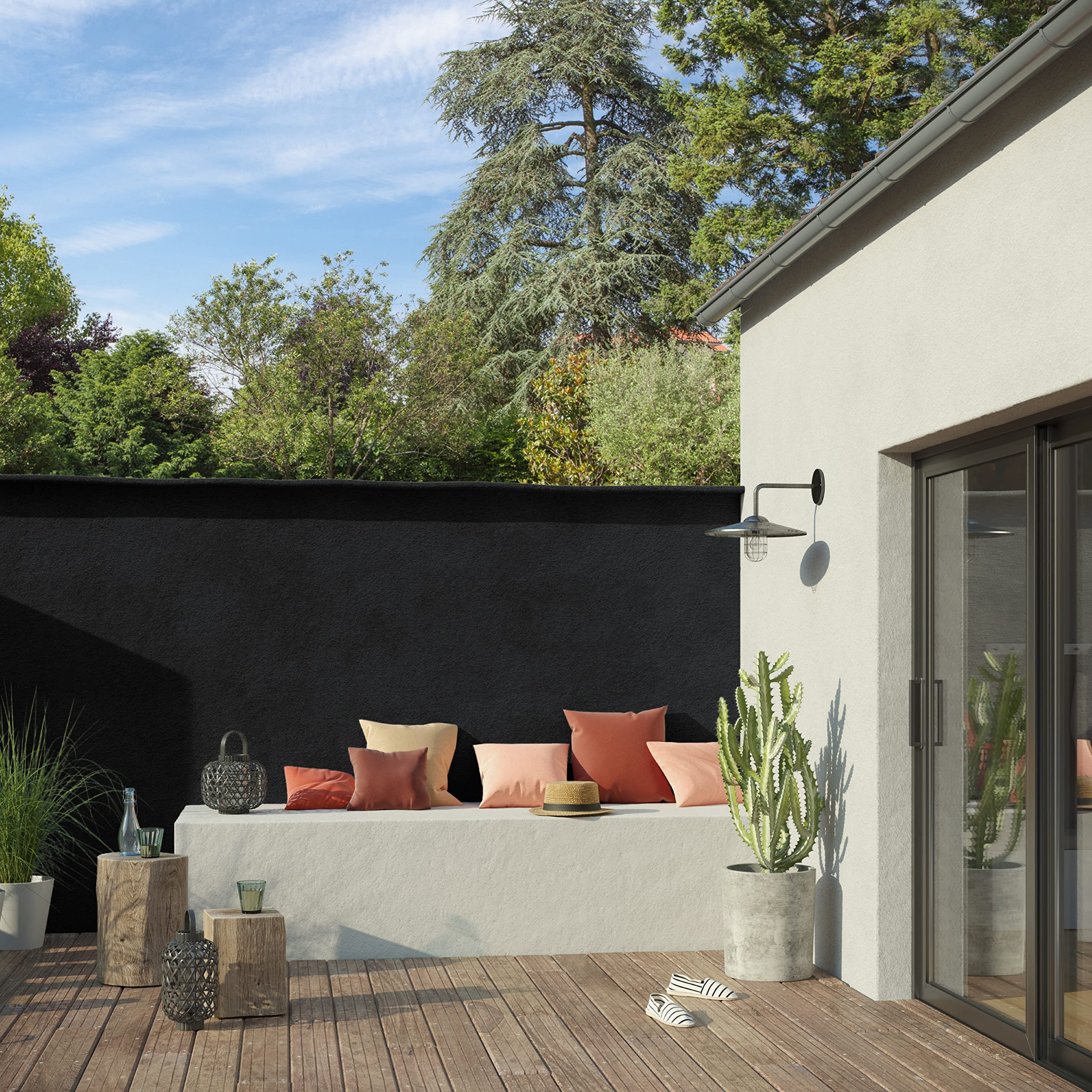 V33 Peinture pour façade - Easy Rénovation - Noir RAL 9005 10L