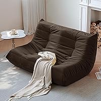 Vista 19 de Silla Puf, Silla Puf Fireside Sofá para Adultos, Sillas Puf para Adolescentes con Espuma de Alta Resistencia, Espuma Viscoelástica y Base