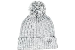 Michael Kors Women's Ribbed Pom Beanie: Perfect Comfort and Style