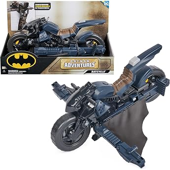 Spin Master Batman Adventures Batcycle - Transforming 2-in-1 Vehicle