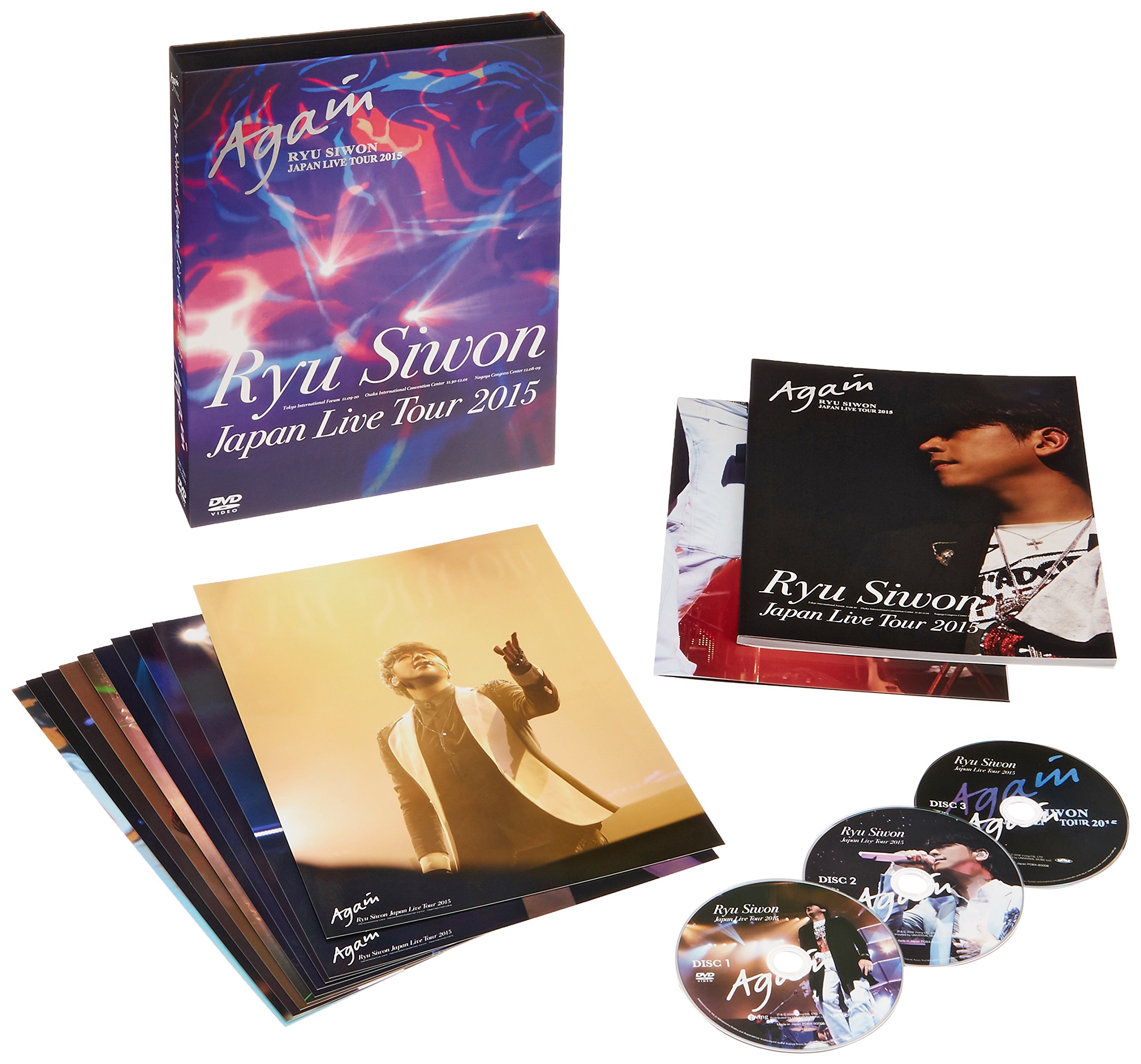 Amazon.co.jp: RYU SIWON 2015 JAPAN LIVE TOUR Again LIVE DVD : リュ