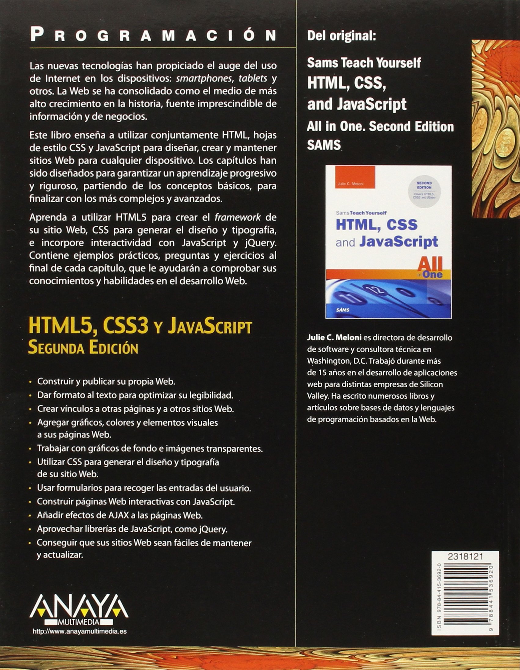 HTML5, CSS3 y JavaScript. Segunda Edición (PROGRAMACIÓN)