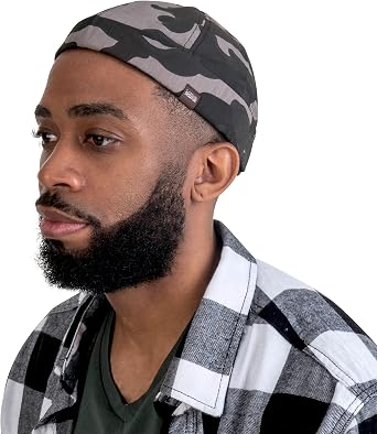 SnugZero Brimless Hats for Men & Women Fisherman Beanie Docker Hat No Brim Cotton Skull Cap