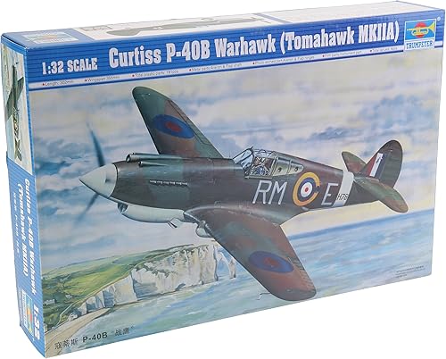 Trumpeter Avión Warhawk 1/32 P40B (Tomahawk MkIIa)