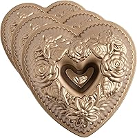 Vista 7 de Nordic Ware Wildflower Heart Bundt, 6 tazas, caramelo