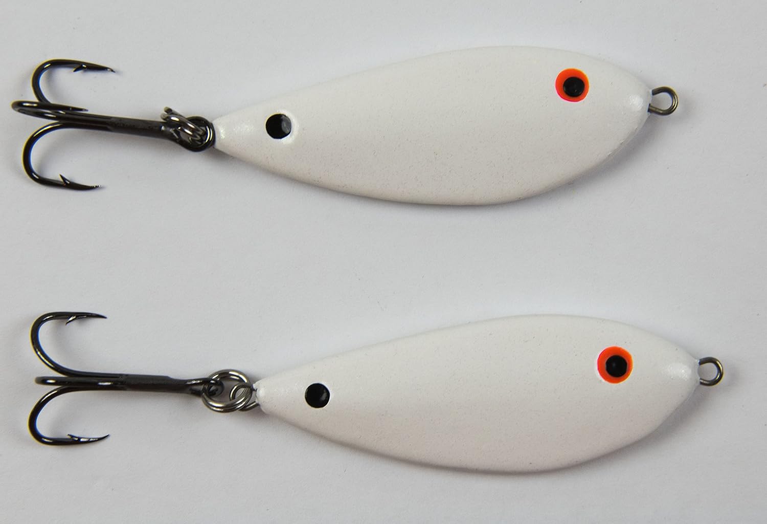 RSR Lures 2Pack White Shad Lure for Hybrid, Striped