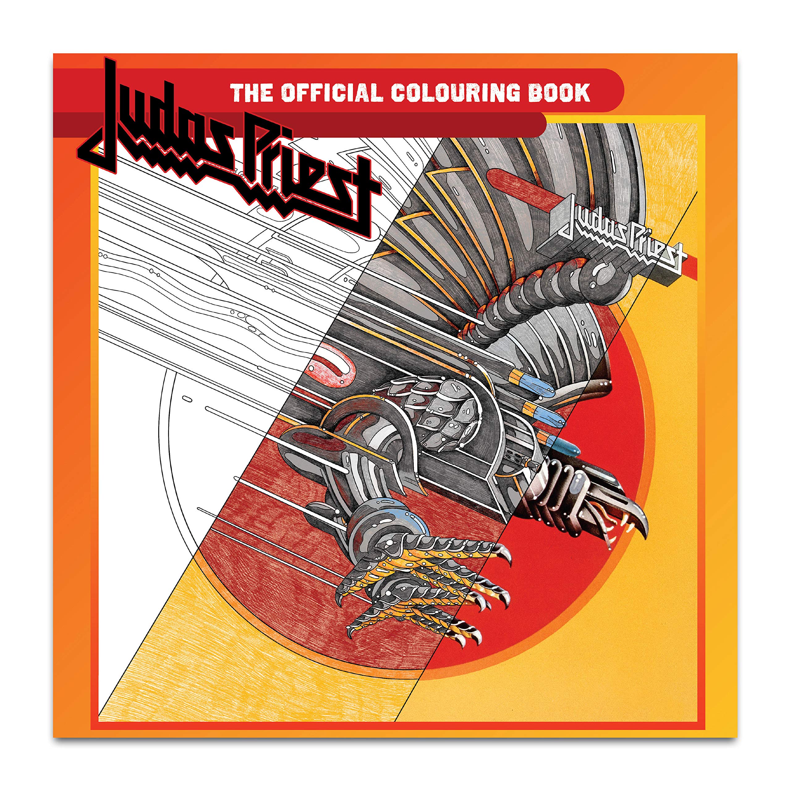 Rock N' Roll Colouring Judas Priest The Official Book