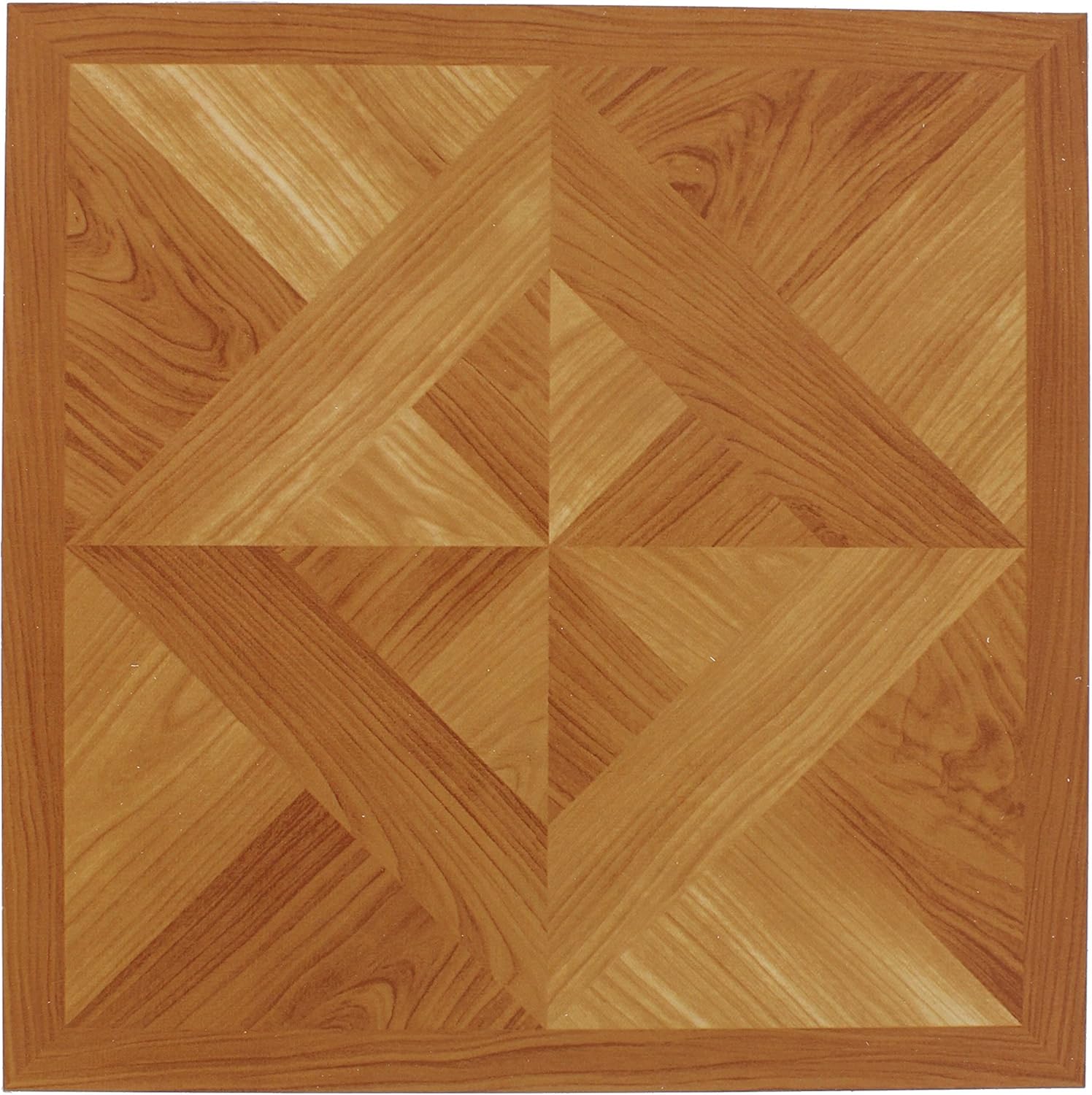 Rivera RT 6082 2 Tone Parquet Oak Vinyl Tile