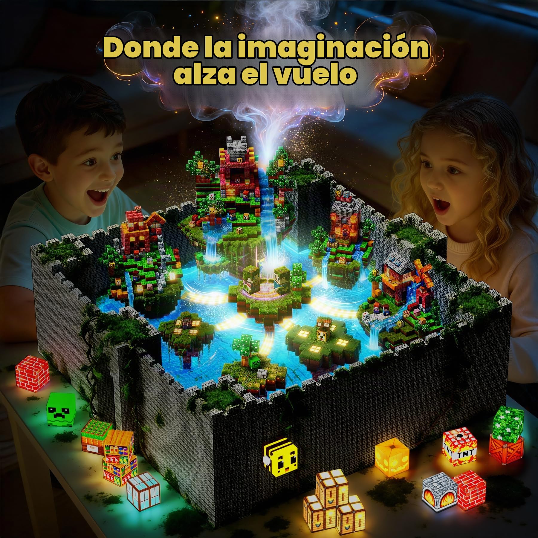 150 Piezas Bloques Magneticos Construccion Niños 3-10 Años