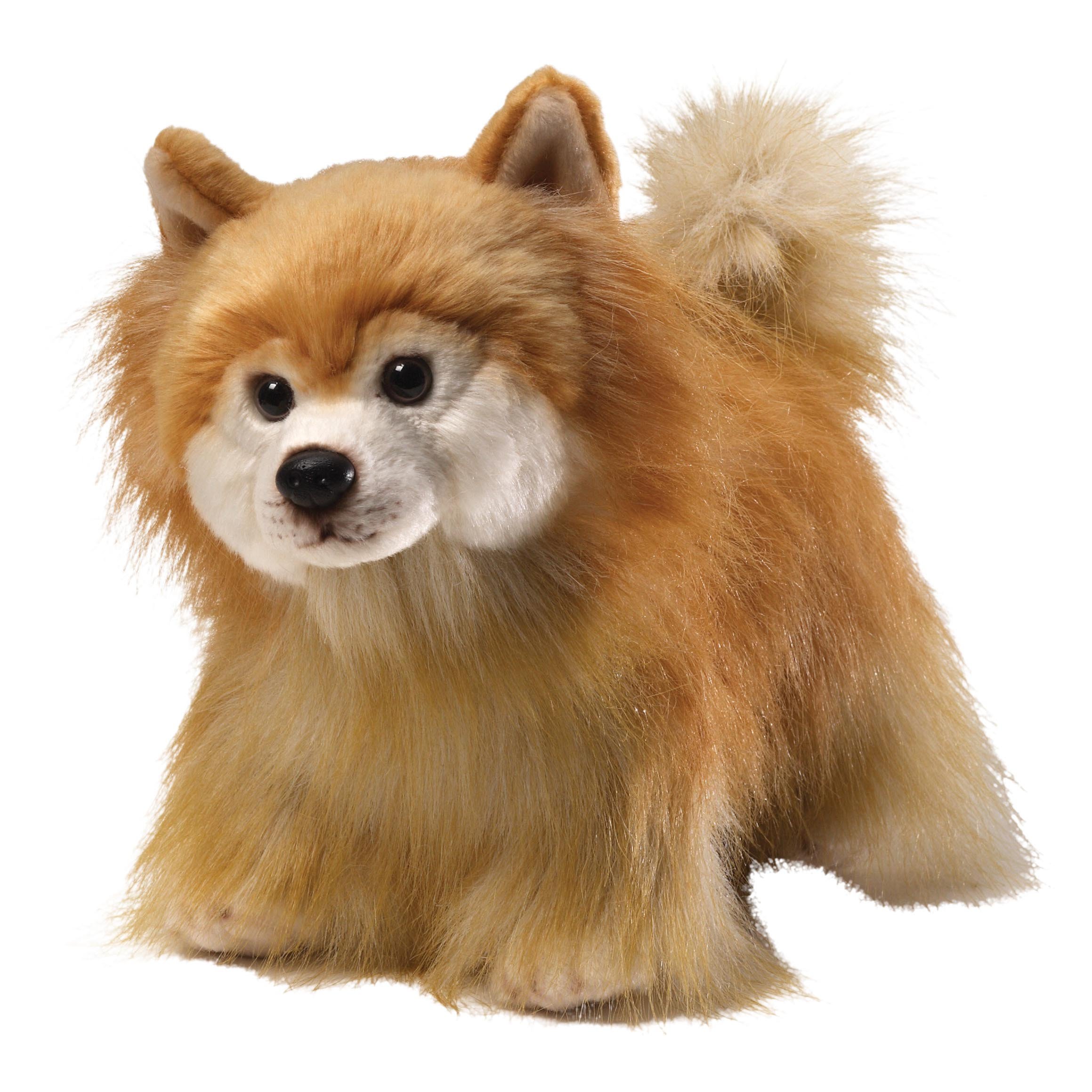 Peluche Gund Pom Pom - Cagnolino Pomerania, 20,5 Cm, Morbido E Lavabile