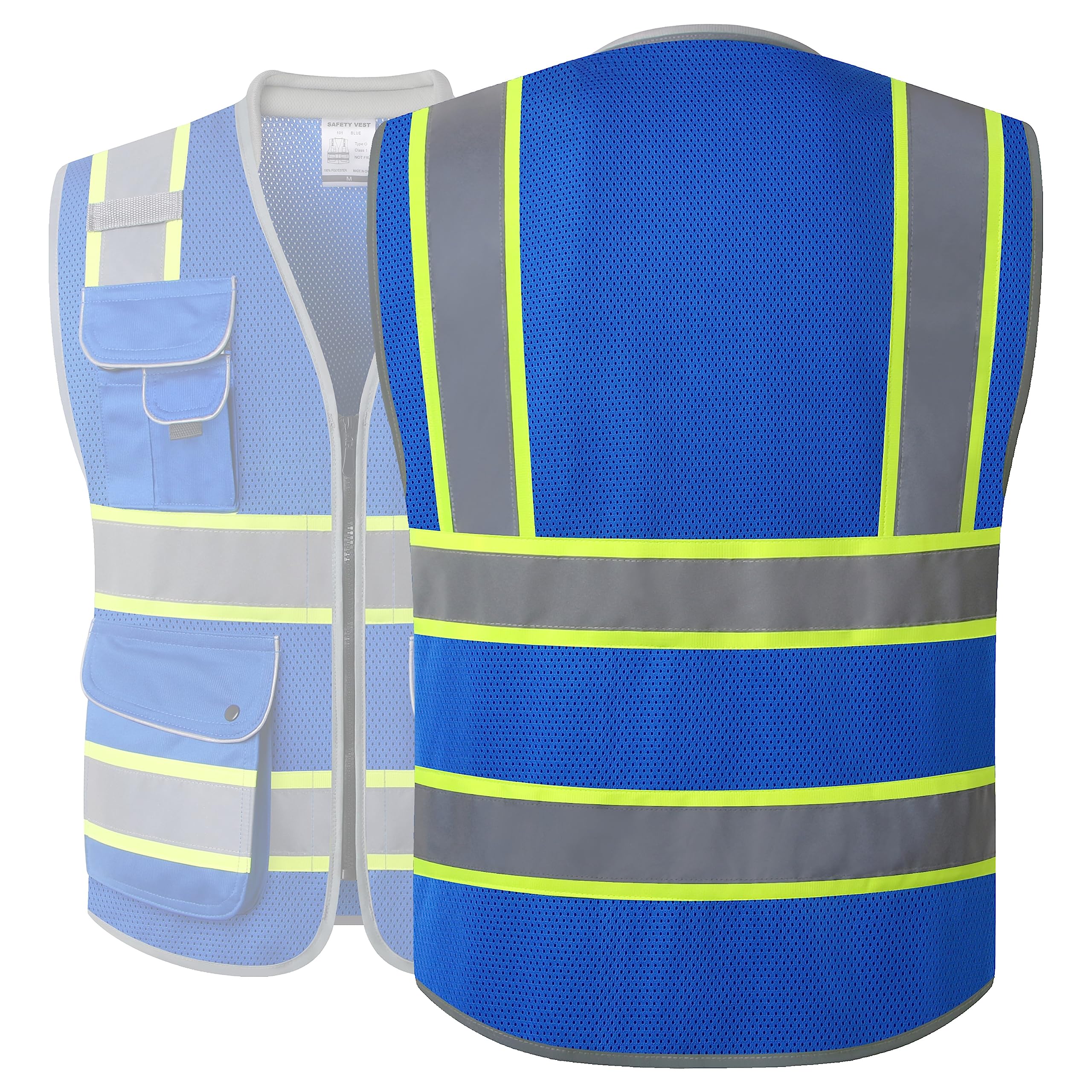 Snapklik.com : Hi Vis Safety Vest For Men Women Cushioned Collar JK101 ...