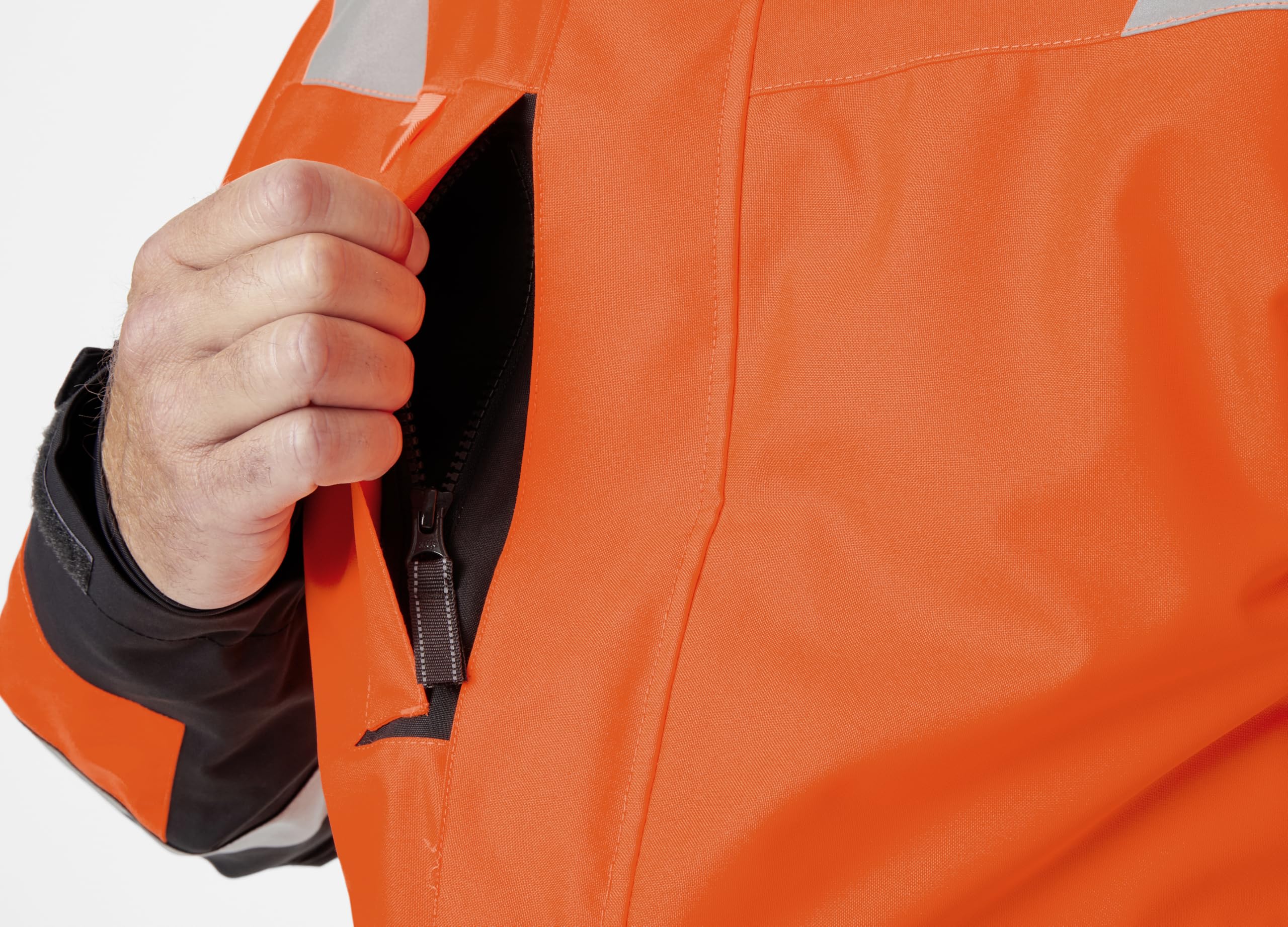 Helly-Hansen Herren Arbeitskleidung Alna 2.0 Shell Jacke - Wasserdicht, winddicht, atmungsaktiv, Sicherheitsjacke mit hoher Sichtbarkeit