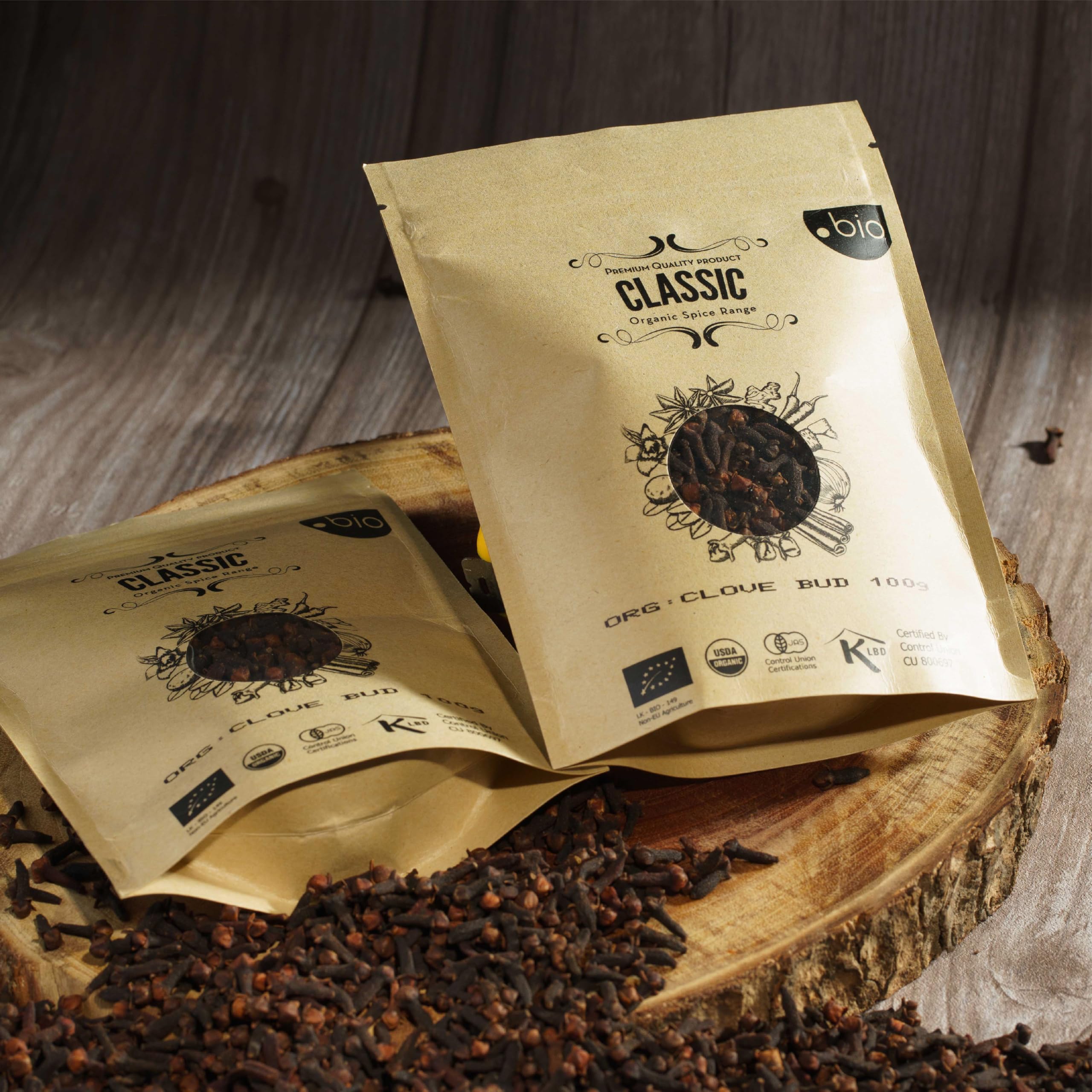 Spicy Organic Cloves Whole - 100% Pure Usda Organic - Non-GMO Keto Friendly Non-Irradiated Fresh Clove Seed Spice - 4 oz