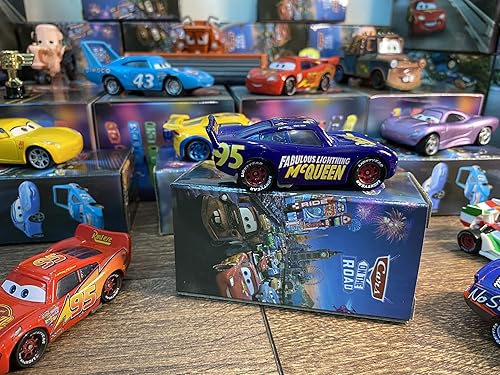 Miniatura 114 de Coches de juguete de carreras de fundición a presión, material de aleación de seguridad para niños, caja de color de belleza para cumpleaños de tu