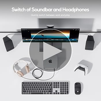 PULWTOP Mac mini M4 Dock with 4TB SSD Enclosure (SSD Not Included