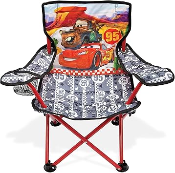 Amazon Co Jp Disney Pixar Cars Lightning Mcqueen And Mater Fold N Go折りたたみ椅子kids ホーム キッチン