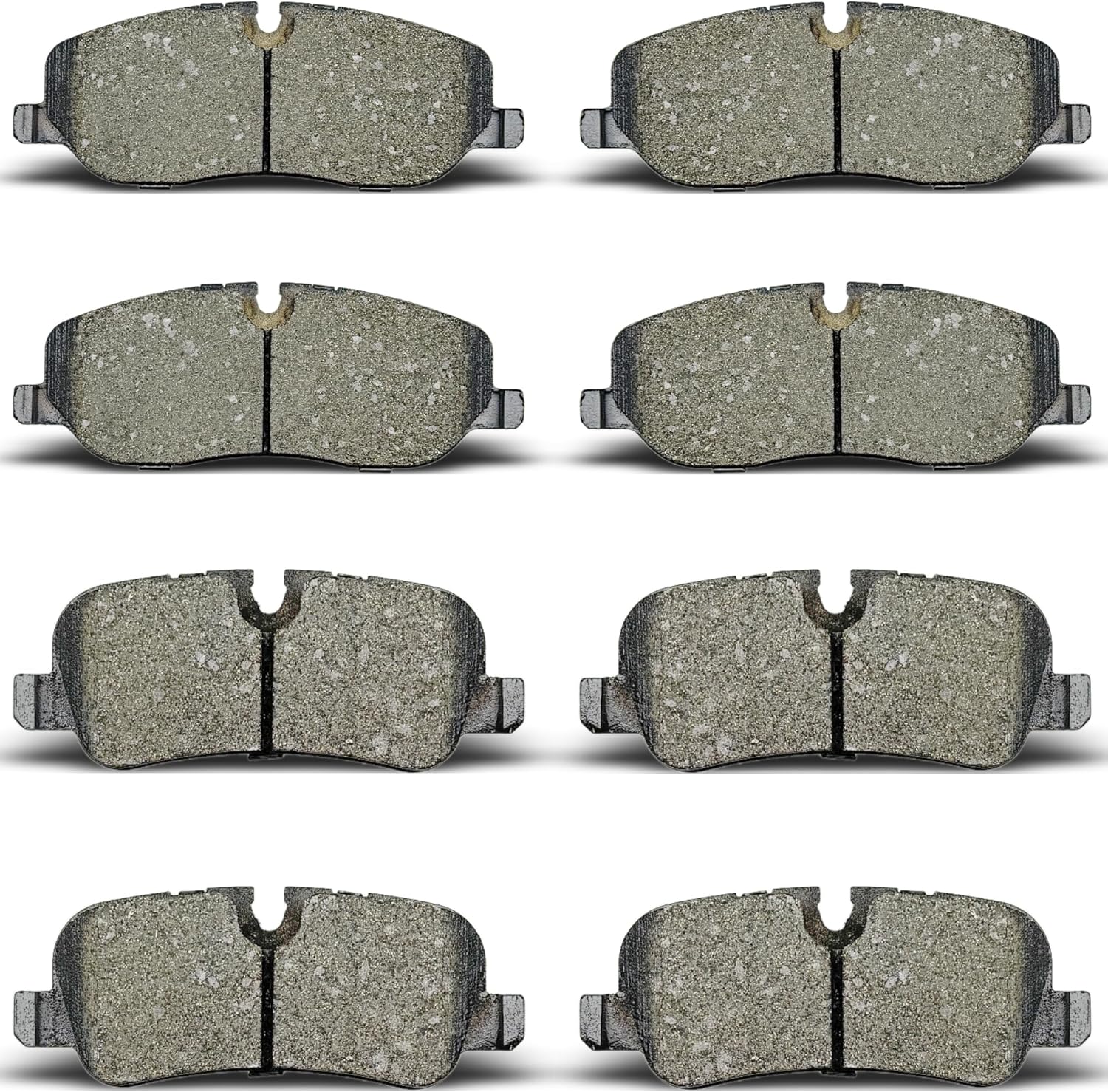Front Rear Brake Pads Compatible with 2006-2009 Land Rover Range Rover,for 2006-2009 Range Rover Sport,for 2005-2009 Land Rover LR3 (D1098 D1099)