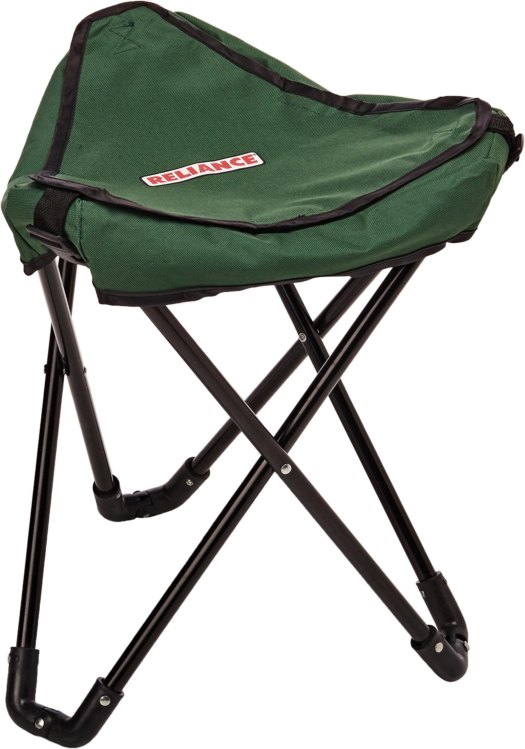 Reliance Products TRI-TO-GO | Portable Toilet/Camp Stool | 300 Pound Capacity, Green, Small (SS-SMS-4004452)