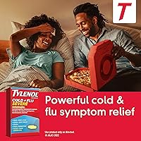 Vista 5 de Tylenol Cold + Flu Severe Capletas de Medicina para Alivio de Síntomas de Resfriado y Gripe, Reductor de Fiebre, Analgésico, Supresor de Tos