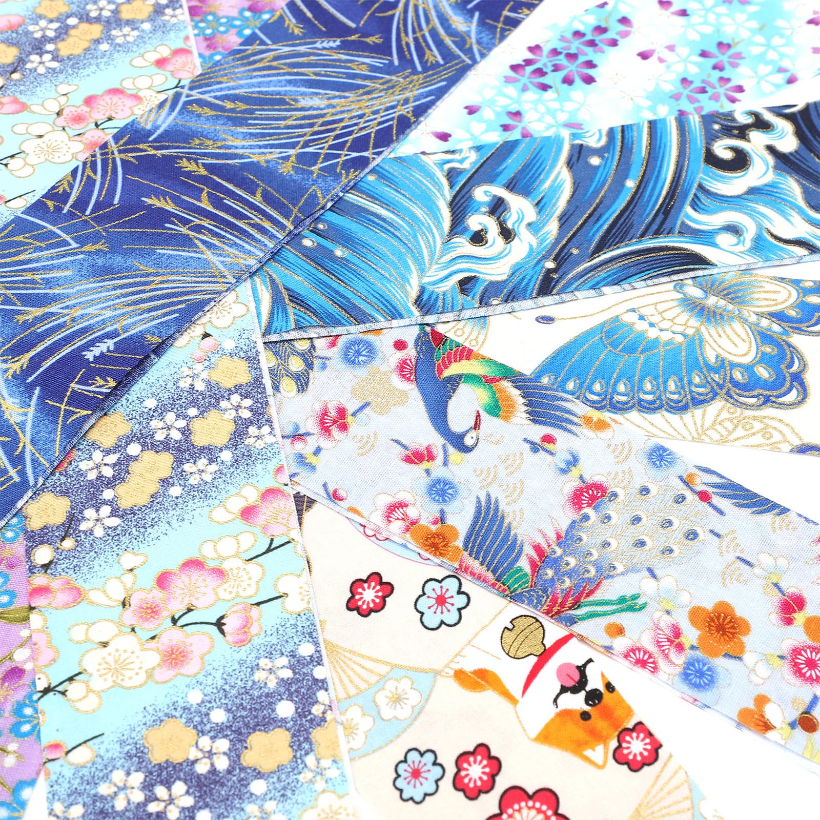 Healvian Tiras de Tela de Algodón 100% Puro 65X100 CM 40 Piezas para Patchwork Costura y Manualidades Tela Artesanal Diseños Étnicos para Decoración y Bricolaje