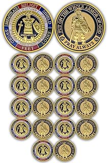 New Armor of God Challenge Coin—Exquisite Gift—Prayer Coin—Symbol of Faith—Perfect for Christian Church (ⅡType-20pcs)