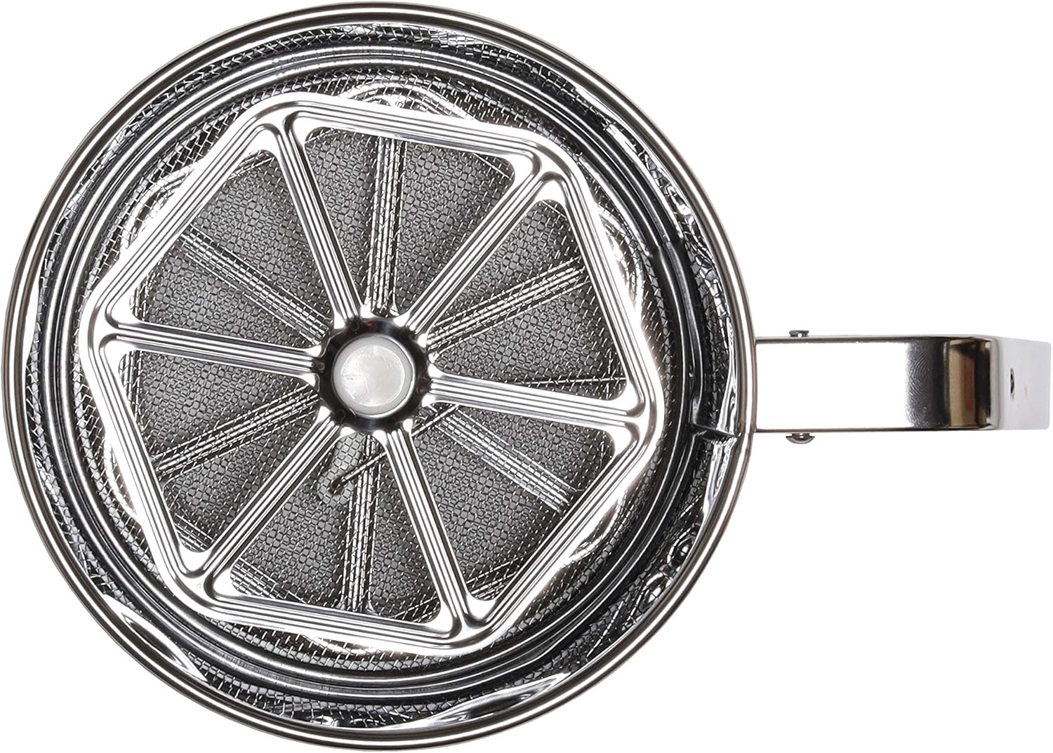 Pearl Metal D-4725 EE Sweets, Stainless Steel, Double Layer Automatic Powder Sifter, L, Made in Japan