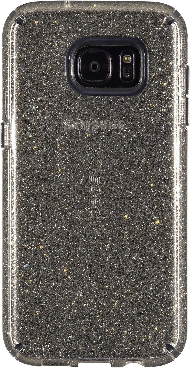 Speck Products CandyShell Protective Case for Samsung Galaxy S7 Edge - Retail Packaging - Gold Glitter/Clear