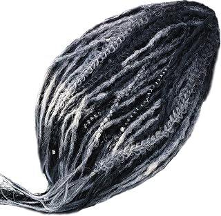 Synthetic Crochet Dreads — Tree Roots, Black dread, Gray dreadlock, Synthetic dreads, de dreads, se dreads, Custom Dreadlocks Extensions